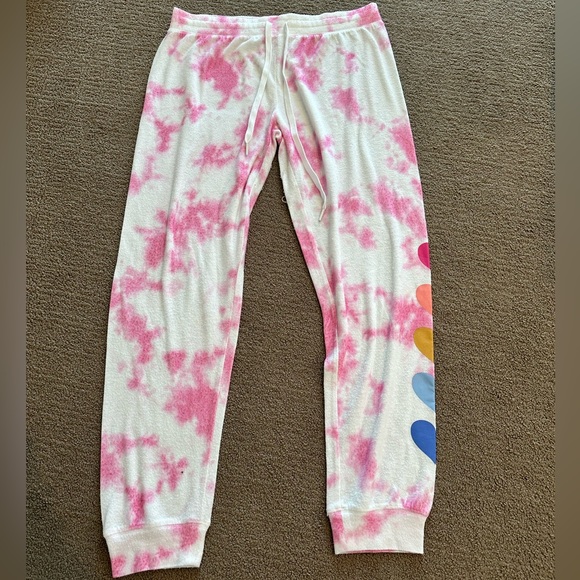 Pink Tie Dye Men's Joggers main image 1